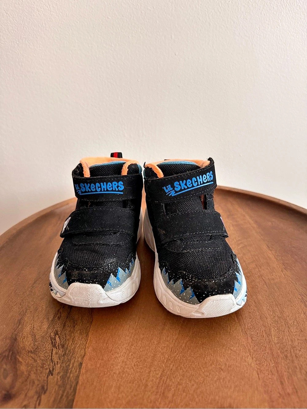 Skechers Kids Black & Blue Sneakers
